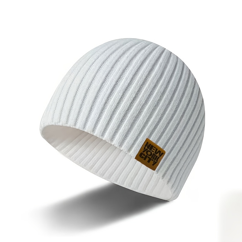 TEMU 1pc Casquette Courte Unisexe avec Étiquette en Tissu " CITY" et Motif de Tranchées, Tenue Décontractée d'Extérieur, Style Uni Facile, Chapeau
