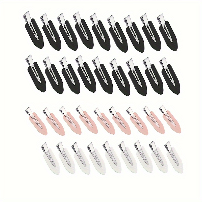 No Bend Hair Clips - No Crease Hair Clips Styling Duckbill Clips No Dent Alligator Hair Clips Salon Hairstyle Hairdressing Bangs Wave Women Makeup Application