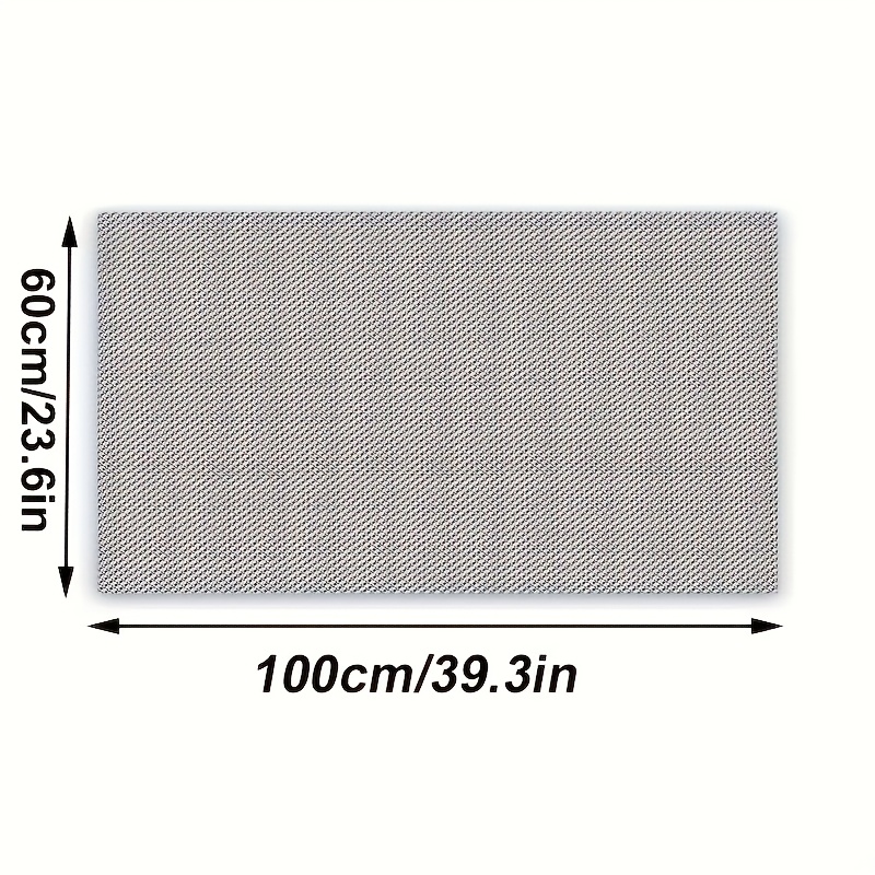 E-shop 100x60cm Auto- & Motorrad-Hitzeschutzplatte – Prägte Hitzeisoliermatte für Auspuff, Turbolader, Kraftstofftank, Motorschutz, Robuste
