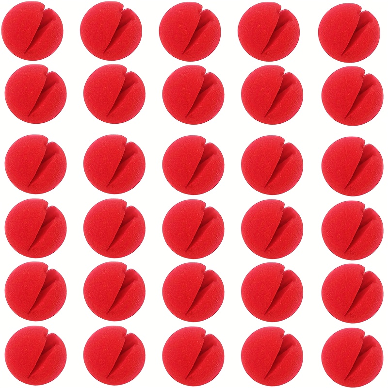 30/35pcs Clown Nose Christmas Costume Party Cosplay Halloween Decor