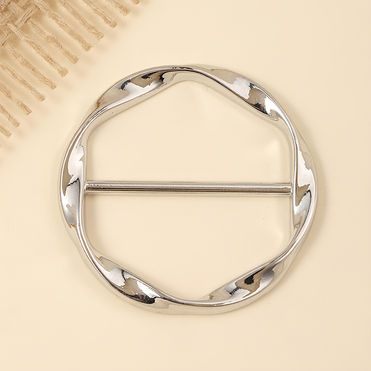 Image of Metal Trench Coat Belt Type Clothing Clothing Additions Scarf Buttons