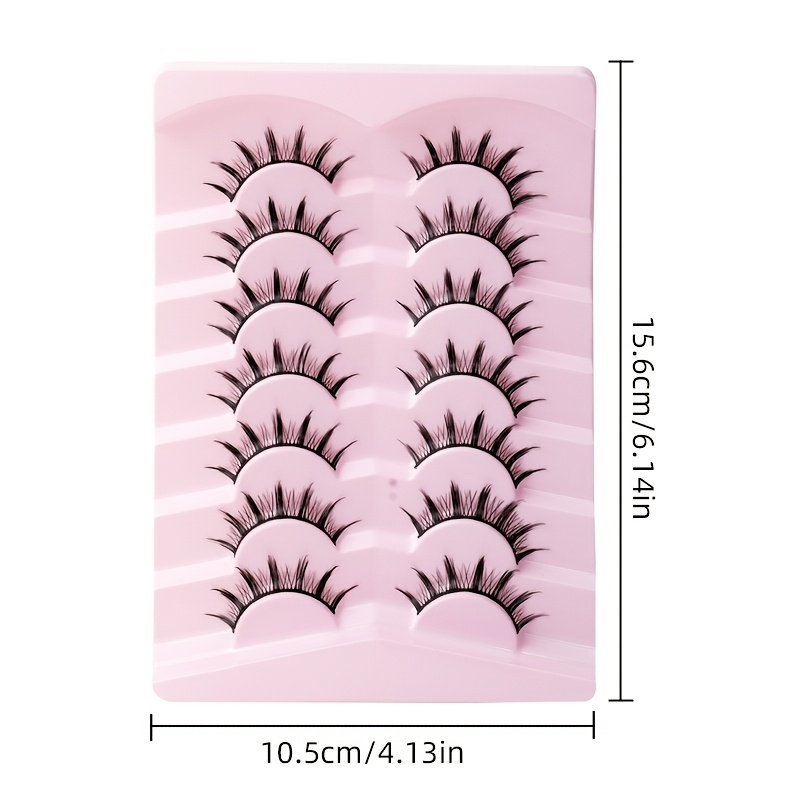 Pro 15mm Party Lashes Baby- Cloud Wispy Strips Lightweight Reusable Applications