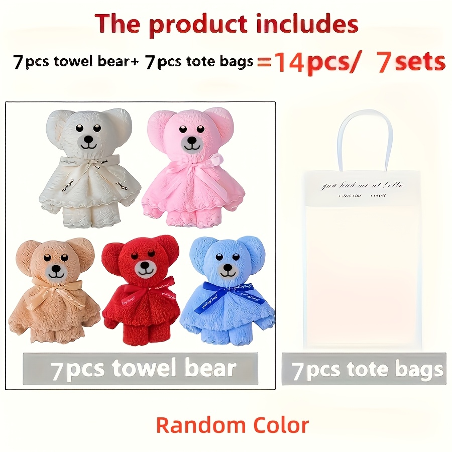 Image of 14pcs Premium Towel Set—adorable , Random Color, Soft And Skin-friendly, Perfect For Home Bathrooms, Weddings, Parties, Birthdays, And Holiday Gifts