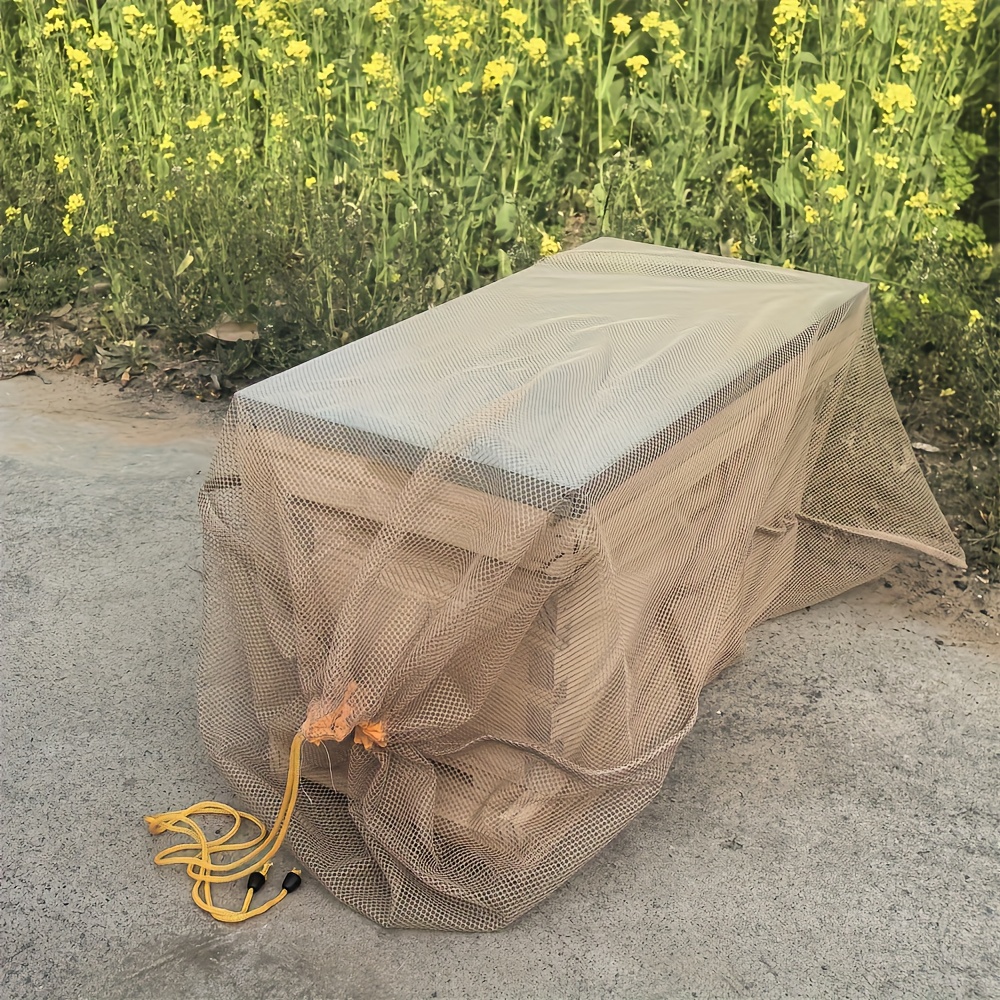 2ks Rámové prepravné tašky zo sieťoviny so sťahovacou šnúrkou, priedušné a odolné včelárske potreby pre bezpečnú prepravu úľa