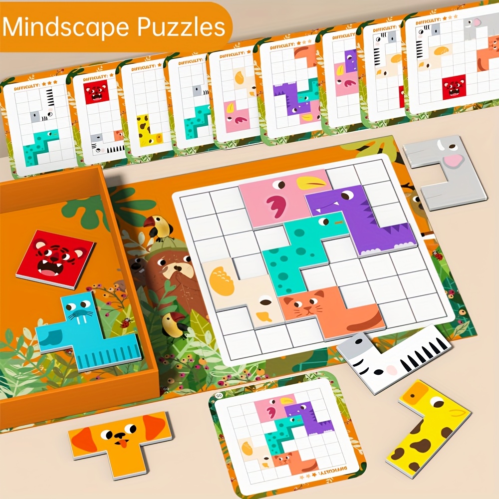 Magical Animal Puzzle Russian Cube Children's Fun Puzzle Space Training Educational Toy Brain Teaser Toy