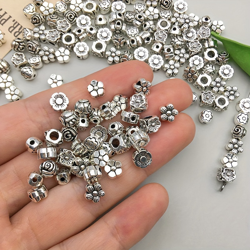 

120pcs - Alloy , Small Mixed Diy Bracelet Necklace Decorative Jewelry