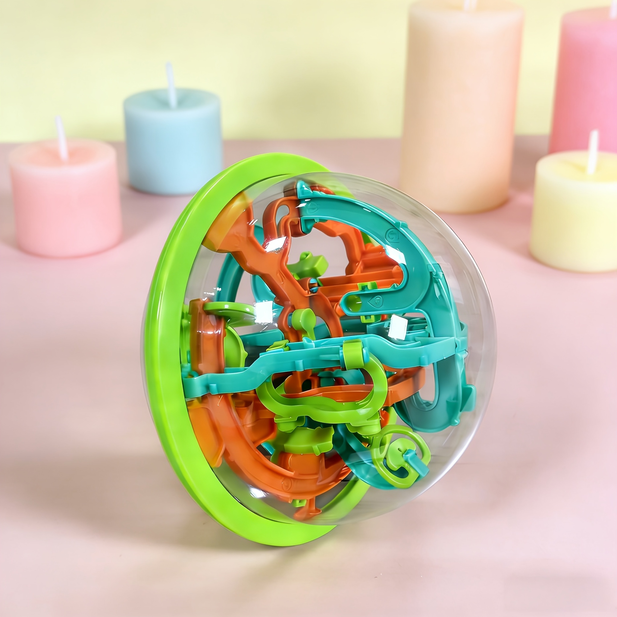 Kids 100-level Obstacle Course Toy, Challenge Rolling Ball Track Maze Game, Exercising , Concentration And Thinking, Birthday Gift Christmas Gift