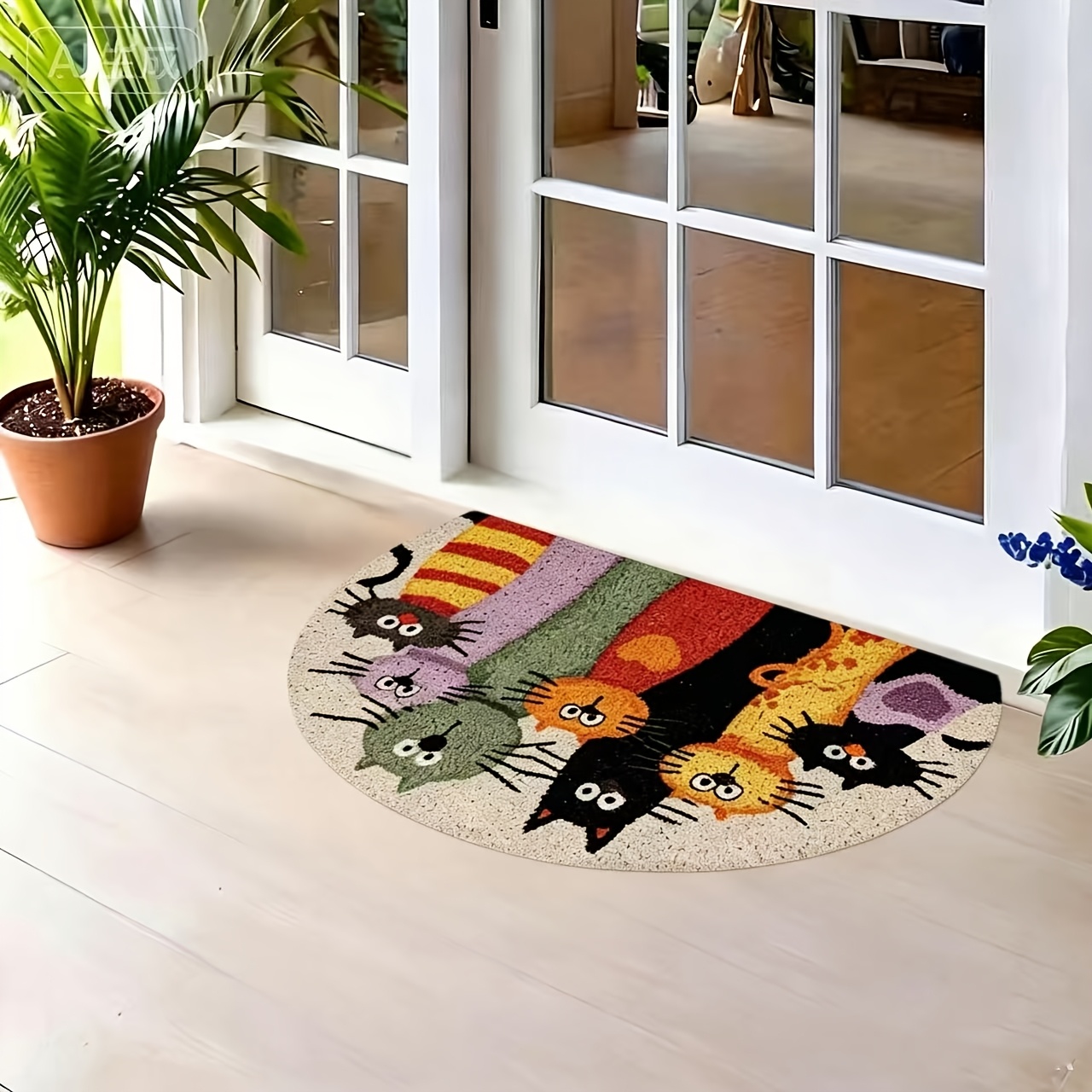 cat door mat sold on Temu United States