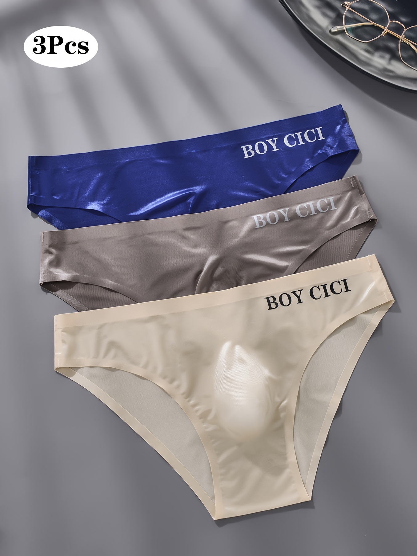 pack heren ademende nylon spandex slips hoge stretch Temu Belgium