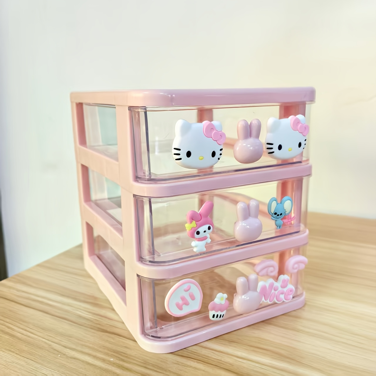 3-tier High Aesthetic Large Capacity Organizer And Storage Box For Desktop And Drawers, Desk & Drawer Organizer For Home Storage