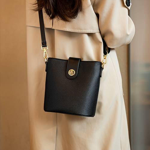 new versatile fashion korean style commuter body small bag mini casual bucket bag single shoulder bag