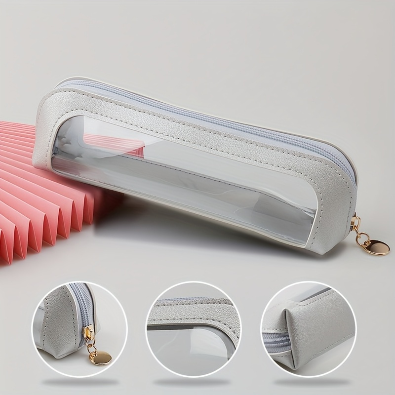 Transparent Makeup Brush Storage Bag Portable Hand Held Easy