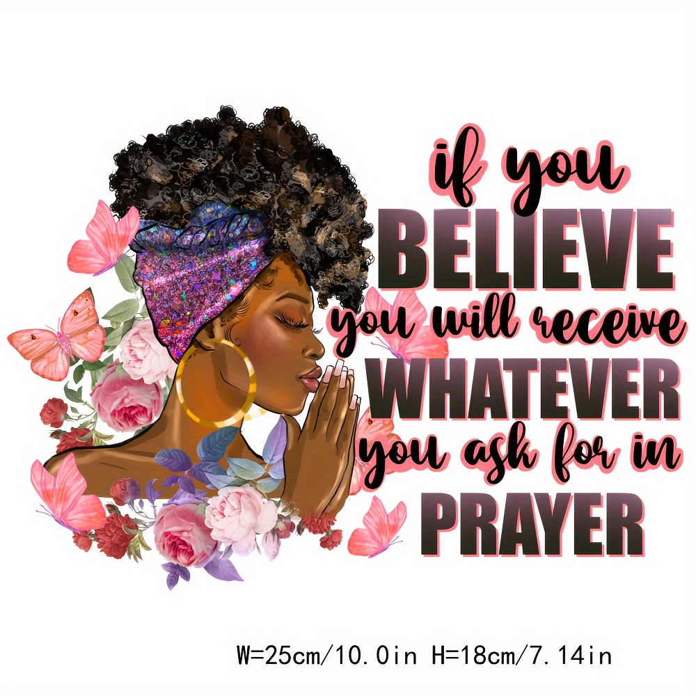 Melanin Queen Praying Black Girl - FridayStuff