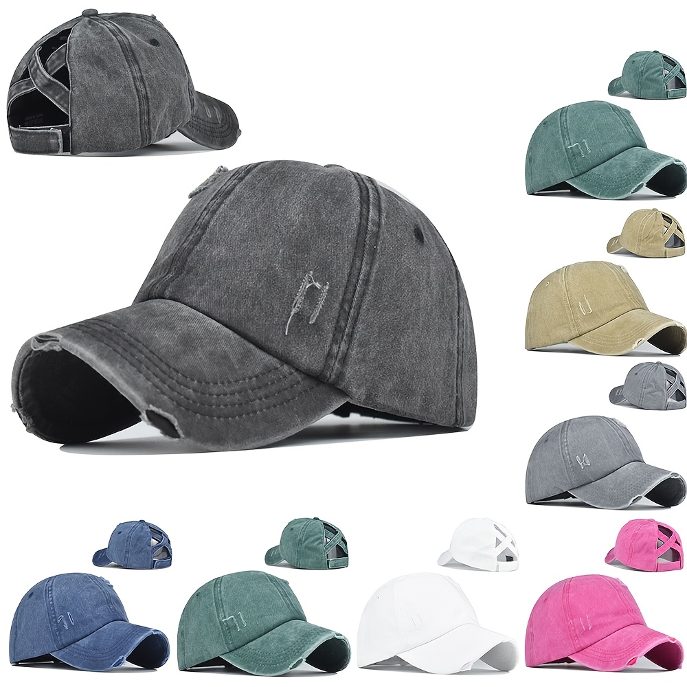 thumbnail image 2 of No King In America Baseball Cap - Distressed Navy Blue Washed Cotton Hat 2 of 9