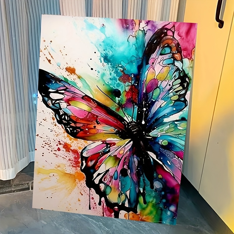 Image of (professional Art Use) 1 Set Oil Painting Kit, Requires With , 16x20 Inch Colorful Painting Pattern, For Home Decor, A Creative Hobby Gift For College Students, High School Students, Art Students