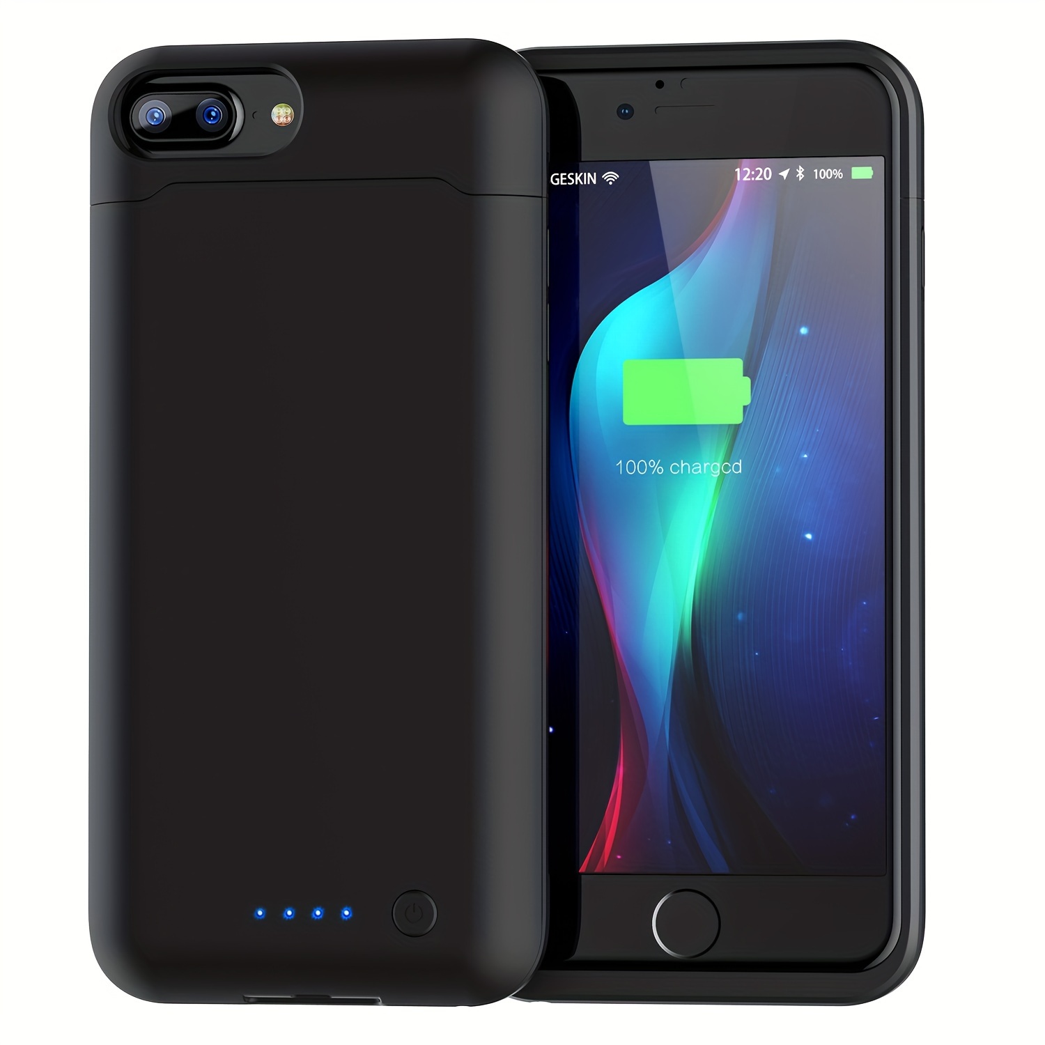 

Battery Case For , New Upgraded Slim Portable Charging Case Protective Rechargeable Battery Pack Portable Charger Case For 7/ 8/ 6 Plus/ 6s Plus/ 7plus/ 8plus
