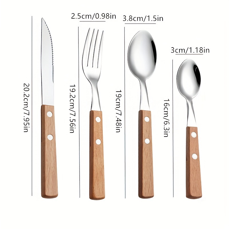 304 stainless steel dinner knife dessert spoon Temu Mauritius