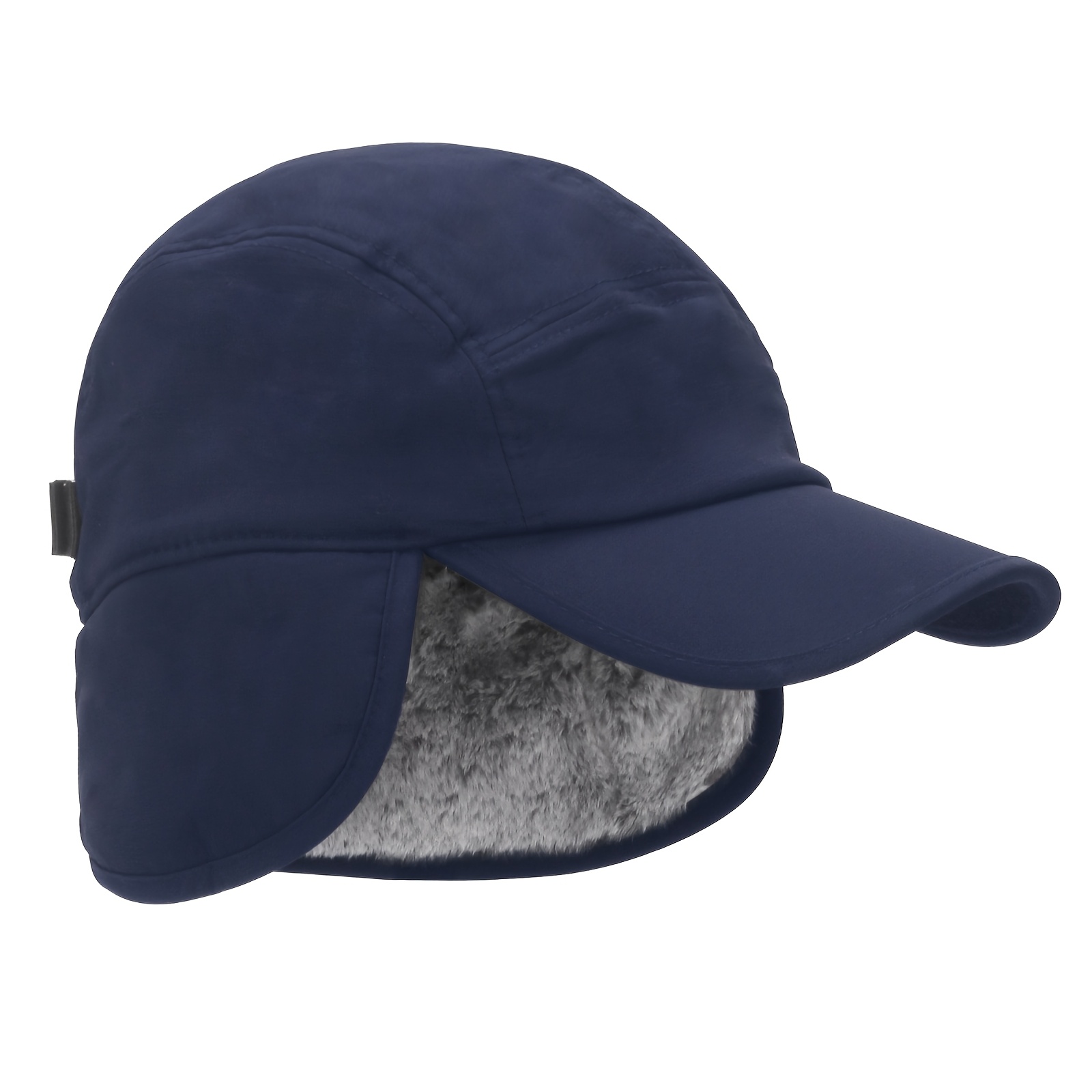 TEMU Adjustable Lightweight Winter Hat With Plush Neck & Ear Protection - Warm Outdoor Cold Weather Suitable For, Skiing, Holiday Gifts (,,)