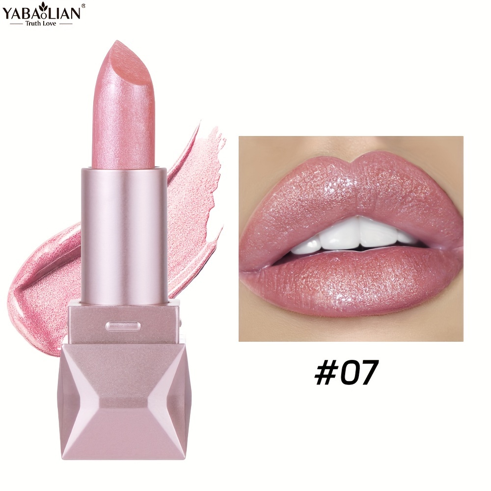 Image of Glitter Lipstick, Shiny Velvet Texture, Durable, Make Your Lips Shiny, Waterproof Lip Balm For Women (y0144b)