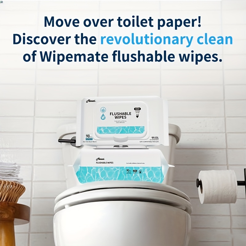 MIOSZZI Thickened Butt Wipes, Flushable Wet Wipes, XL Size Toilet Paper, No Alcohol, Quick-Dispersing, Unscented Toilet Wipes, Personal & Household Cleaning Wipes, Family Size, Local Warehouse - Image 3