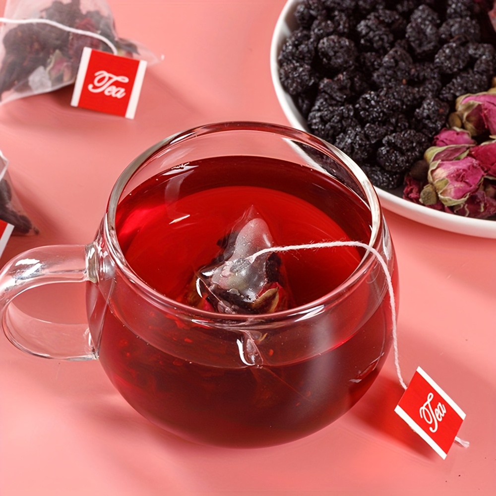 SIFANGDA Luoshen Mulberry Rose Tea 100g (5gx20P) | Rich in Anthocyanins and Vitamin C, Ideal for Daily Drinking to Enhance Skin Radiance, Perfect for Afternoon Tea or Festive Gifts, Preservative-Free