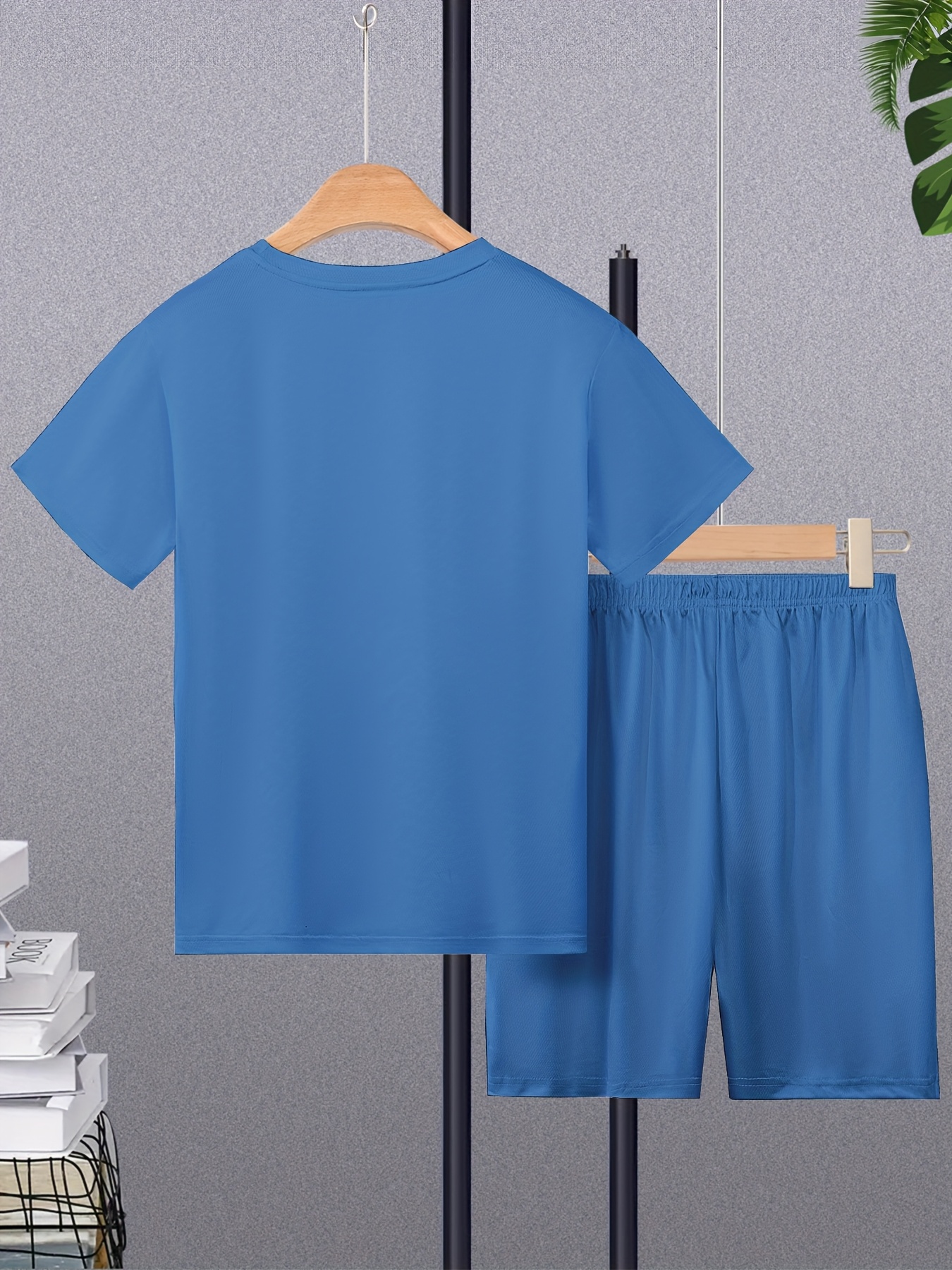 Casual Sports Suit Breathable Outdoor Casual Men's T-shirt and Shorts Suit Summer 3D Printing Suit for Adult Men