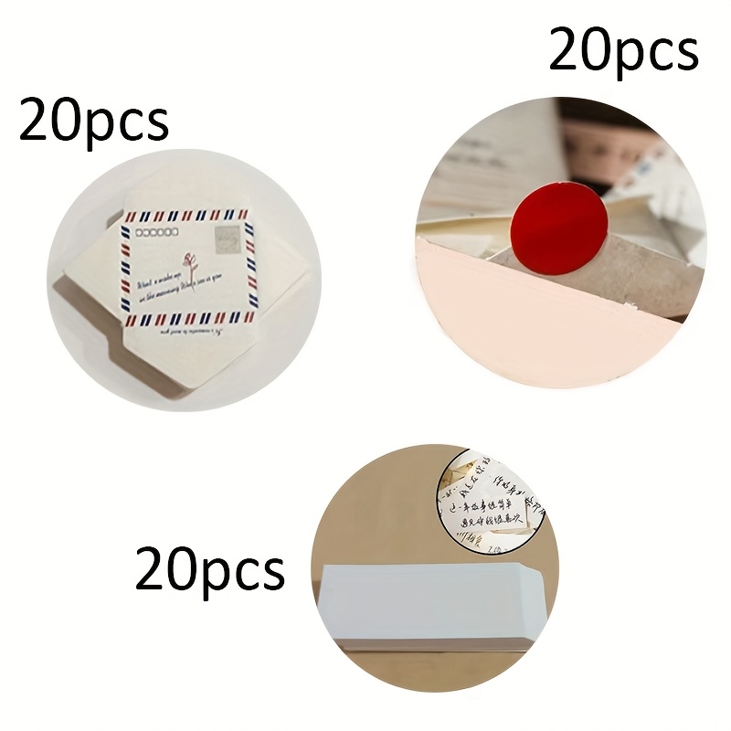 TEMU 60-teiliges Mini-Umschlag-Geschenkbox-Set, handgefertigte Papierumschläge mit Aufdruck „Immer an deiner Seite“, für Gastgeschenke, Liebesbriefe,