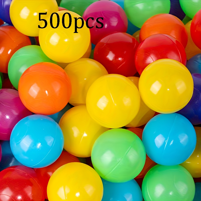 500pcs candy colored baby ocean balls are suitable for indoor and outdoor childrens amusement parks games household bathing toys and balls