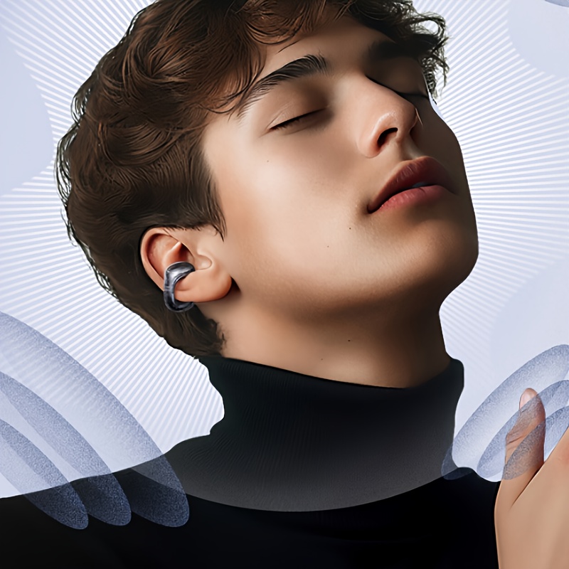 De draadloze oorclip hoofdtelefoon