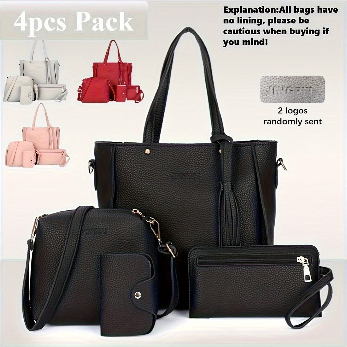 Conjunto de Elegantes Bolsos para Mujer con Bolso Grande, Bandolera y Pequeño Clutch, Adecuado para Moda Femenina, Vacaciones y Salidas