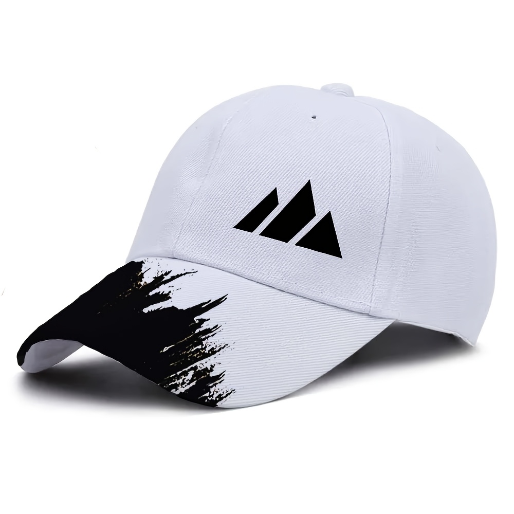 E-shop 1 Stück, Baseballkappe mit Gradient-Contrast--Musterdruck, Unisex Vielseitige Einfache Mode Sport Sonnenhut
