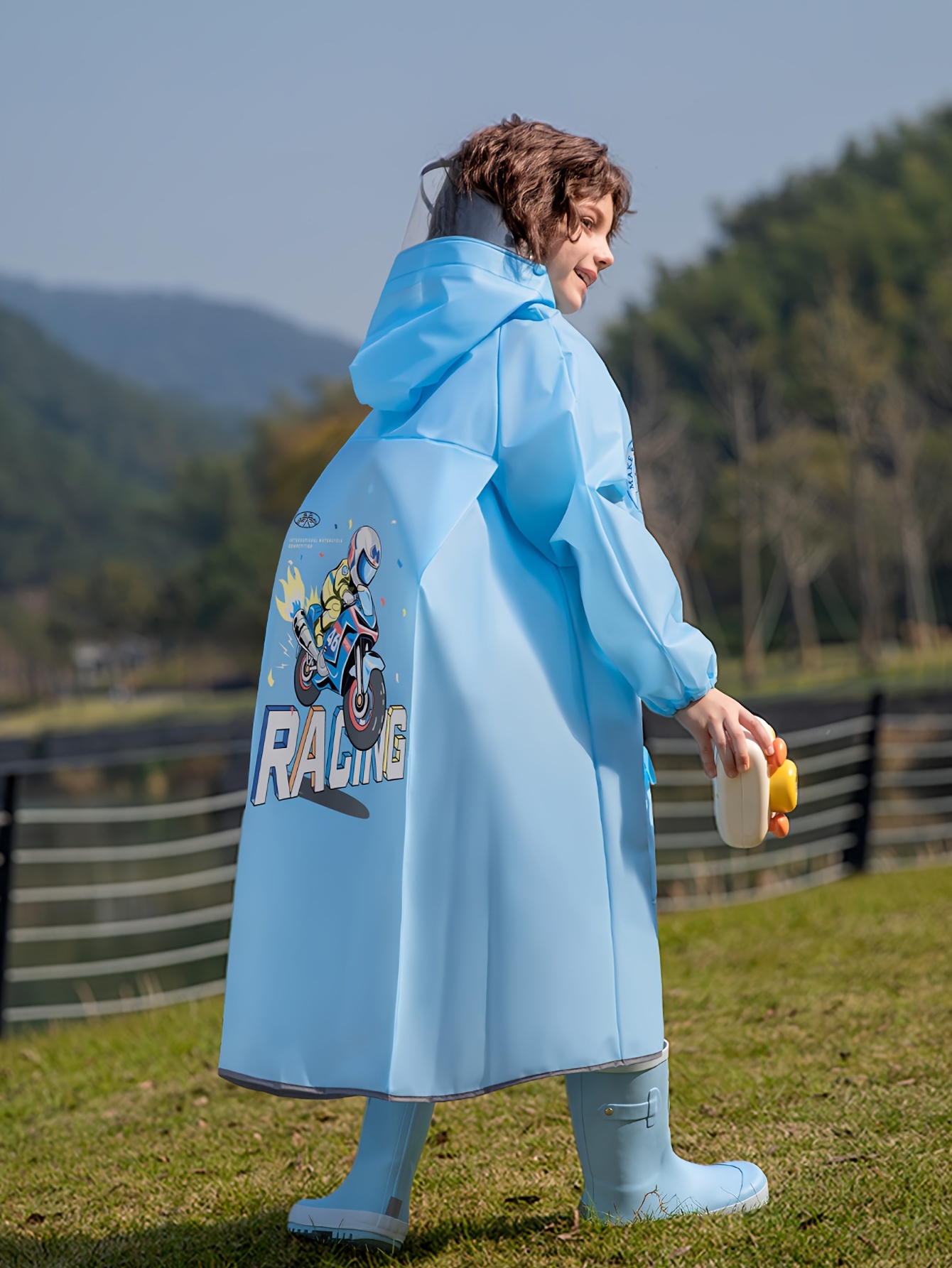 Poncho Baby Raincoat Big W Opret Pcs Kids Raincoats Yellow Pcs