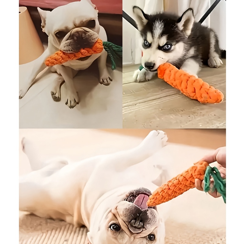 carrot shaped pet chew rope toy interactive pet   toy suitable for puppies christmas gift for pets tug of   bite toy for   Product details 1