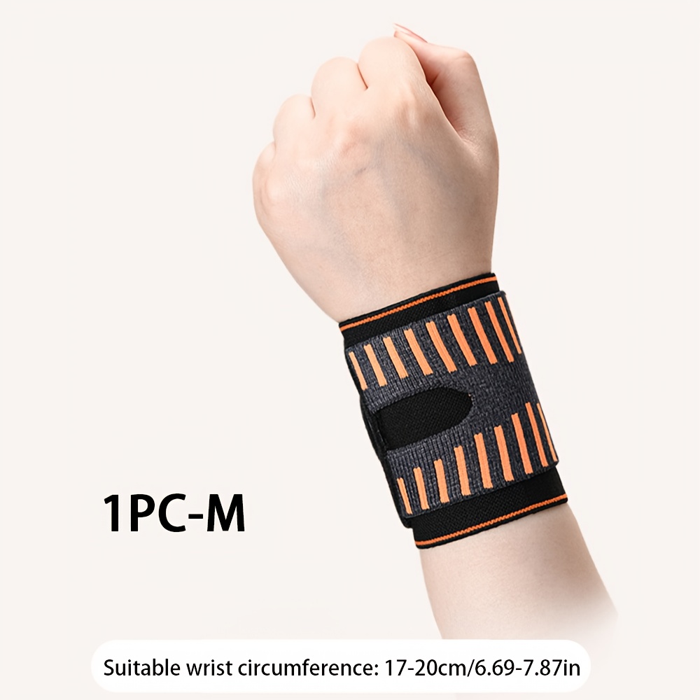 Image of 1pc Adjustable Sports Wrist, Wrist Joint Compression Support Wristband, Providing Support For The Wrist, Suitable For Men's And Women's Sports And Fitness