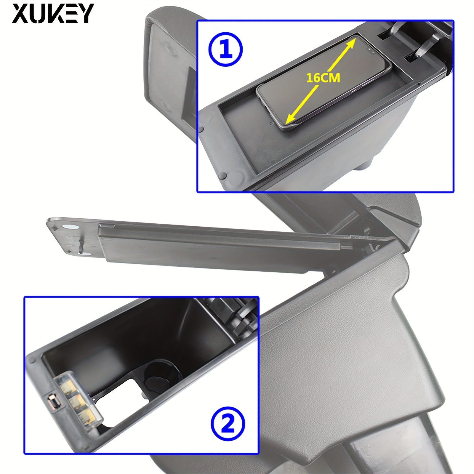 Xukey Armrest For 453 Storage Box (note: And Dimensions For Compatibility Before Buying)