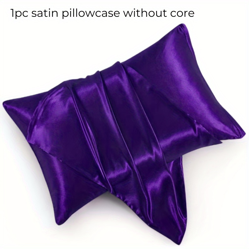 TEMU de almohada de satén para el confort del hogar, 1 pieza - Cierre de sobre - y agradable