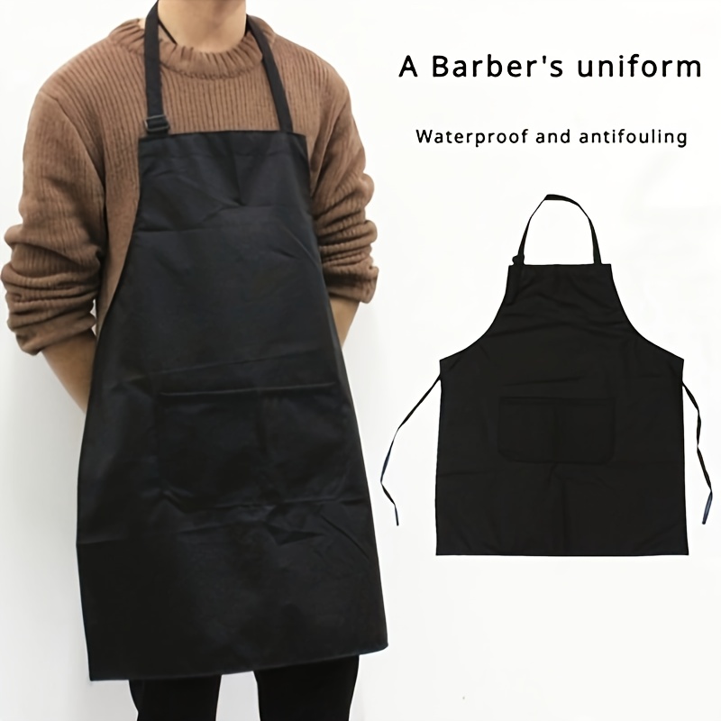 

Professional Barber Apron For Hair Styling And Salon Use - Durable Hairdresser Smock With Pockets, Hair Type: Normal; Tools & Accessories; Weight: >300g (1-pack)