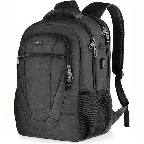 travel laptop backpack 15 6 inch usb charging port anti theft business durable rucksack college school computer bag gift teen boy girl adult work carry on luggage black