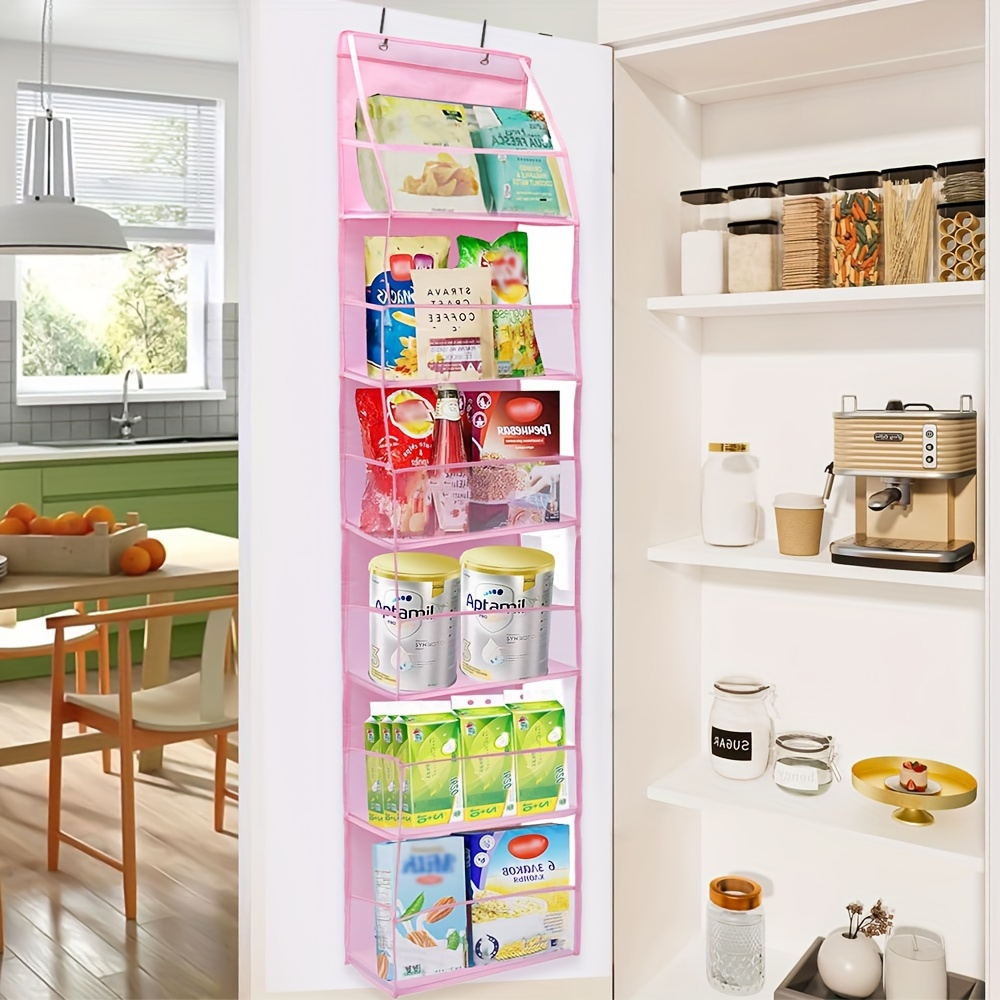 6 basket multipurpose storage organizer behind the door food cosmetics and   storage basket   dollhouse bedroom   and more details 3