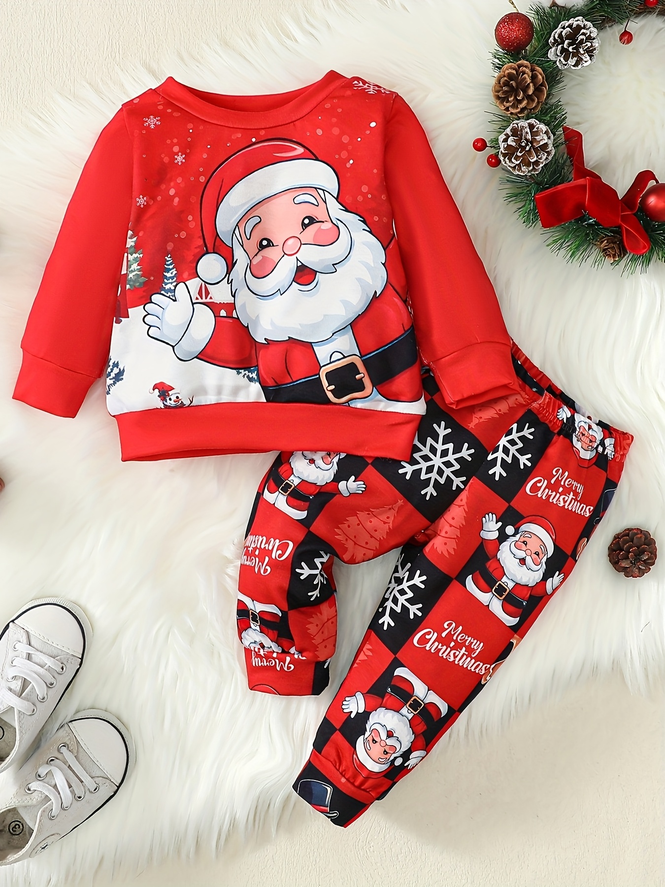 1 stuks Kerstman Welkomst Deurmat