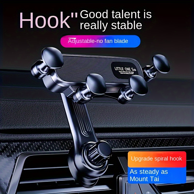 

1pc Universal 360° Rotatable Dashboard Phone Holder, Abs , , Multifunctional - Car Phone For Navigation And