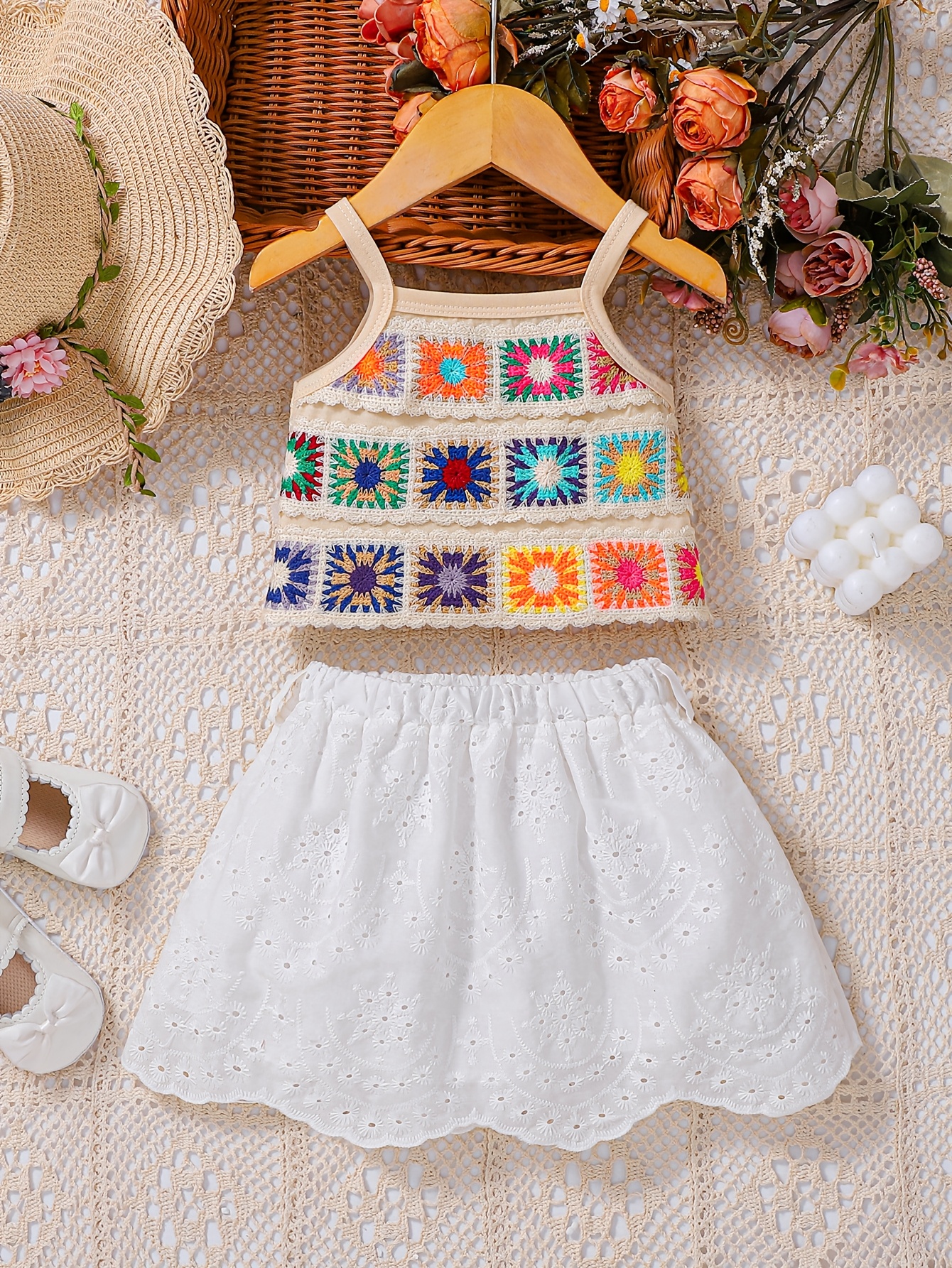 summer children's clothing two piece set baby girls Temu United