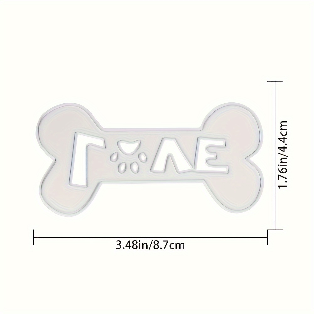 TEMU 1 Bone Pattern Metal Cutting Die For Paper Card Scrapbooking Greeting Card Album Crafts Decorative Metal Cutting Die