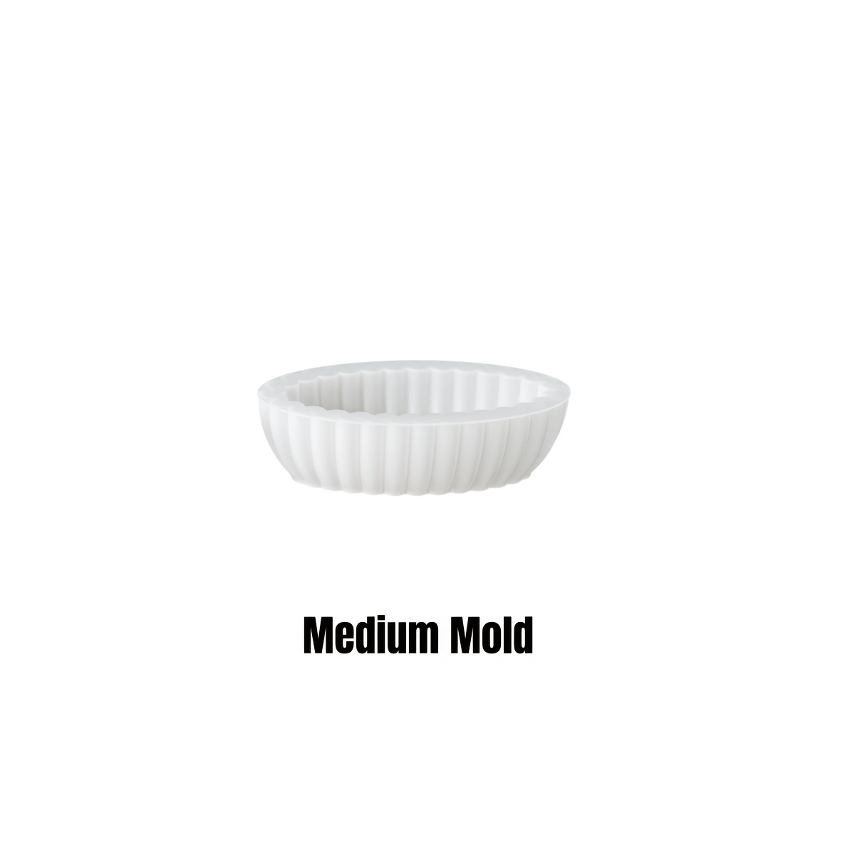 TEMU Resin Silicone Molds Elliptical Wavy Candle Silicone Mold/storage Bowl Mold ( Used As A Flowerpot)/suitable For Cement, Clay, Gypsum, Epoxy