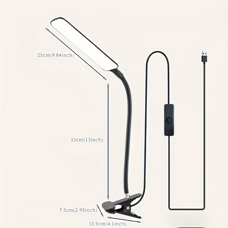 Hokone Lampe de Bureau à LED Lampe de Travail 9W Lampe de Table Lampe  Architecte a pince 3 Modes de Couleur Flexible 360 Degrés Pour Apprendre,  Lire, Travailler : : Luminaires et Éclairage