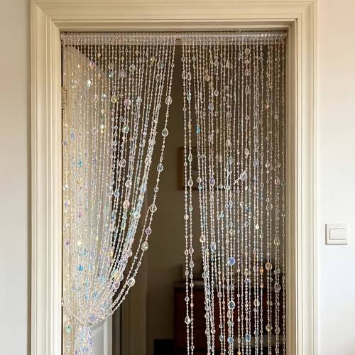 juego de 2 cortinas de abejorros de 78.74 pulgadas con cuentas, material acrílico calidad, con ganchos y ganchos adhesivos, de instalar, ideal para y dormitorio