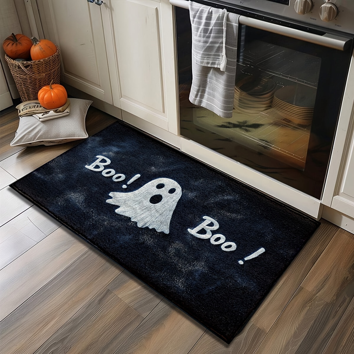 

Doormat 1pc - Anti-slip Rectangle Machine Washable Low Pile Polyester Mat With Rubber Backing, Ideal For Kitchen, Bathroom, And Entryway - Machine Made, Easy Clean, Home And Party Decor