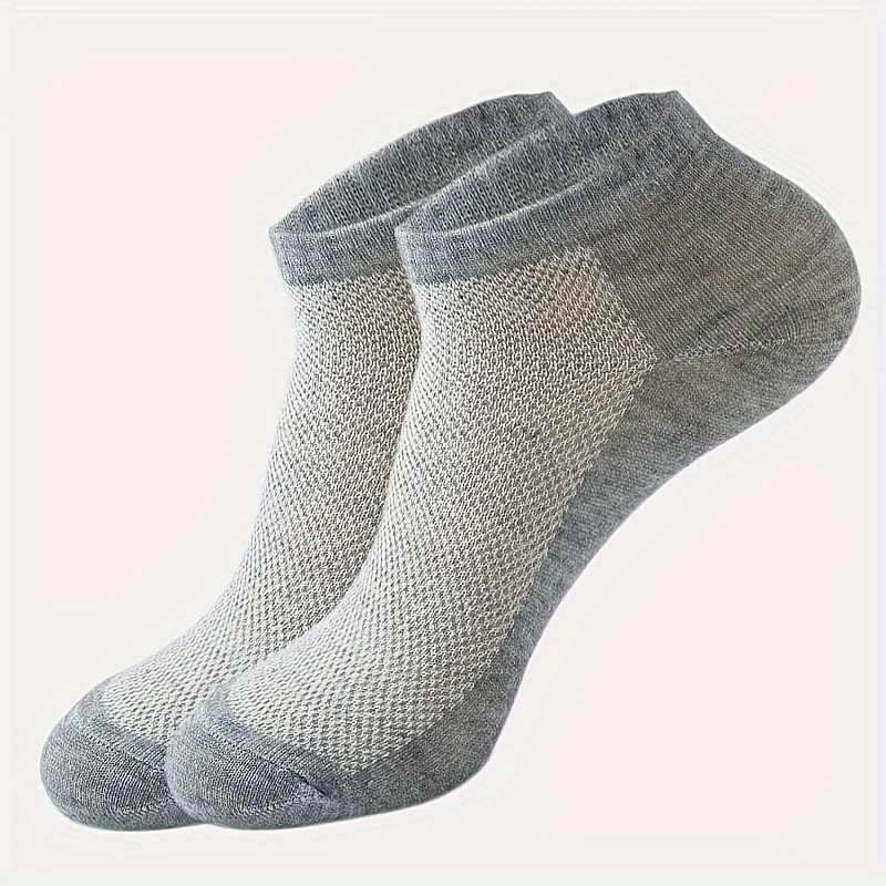 5 Pairs of Summer Mesh Breathable Classic All-match Boat Socks