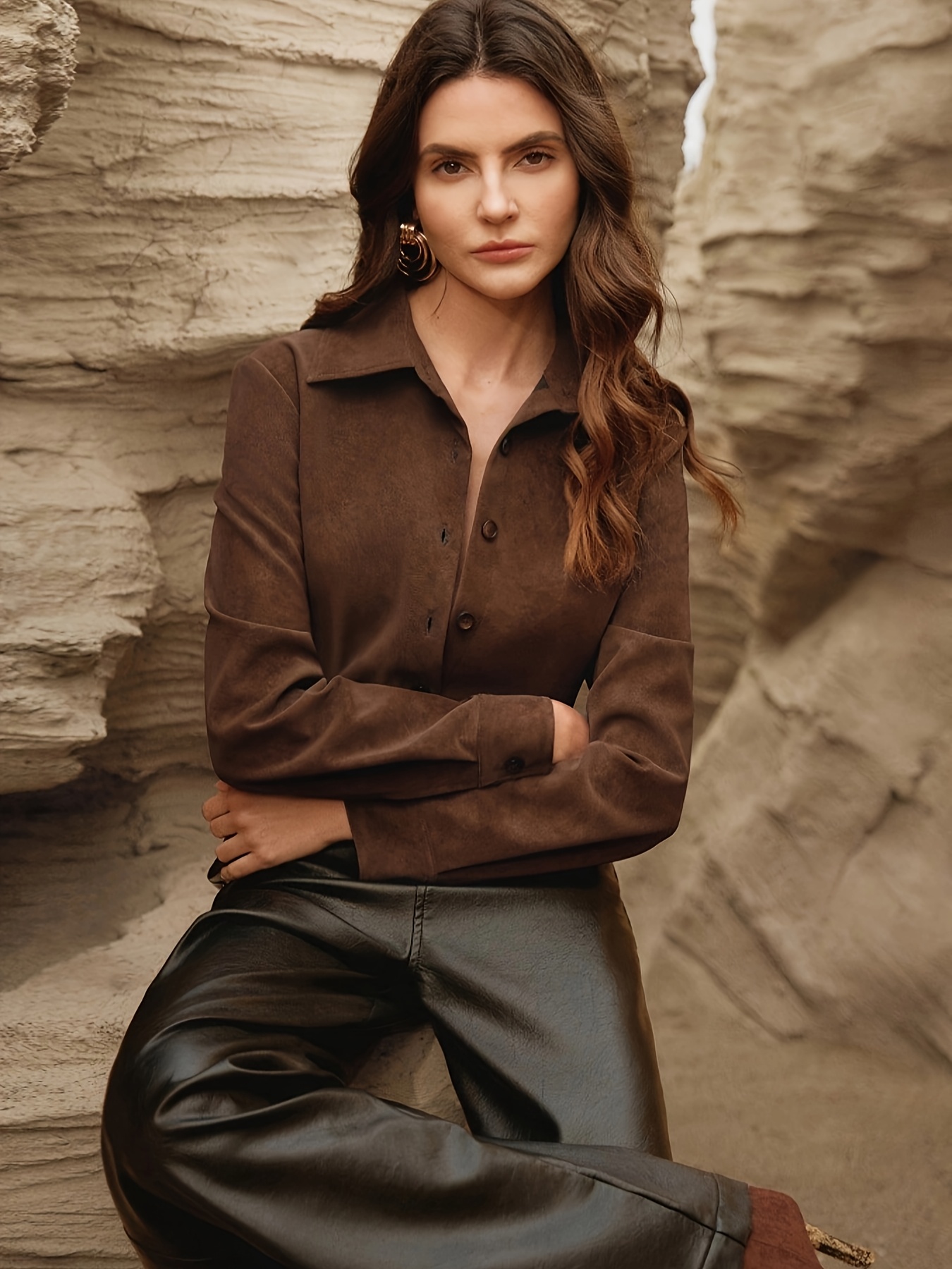 blouse veste femme édition spéciale  ,   printemps/automne, polyvalente et  , couleur    , ns702 premium, veste de bureau, silhouette  , texture douce,   haut de gamme, style sophistiqué, look  , tailleuse pour femmes, tenue professionnelle Détails du produit 4