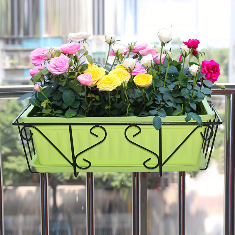 2er set rechteckiger blumenstnder balkon gelnder schutz - Temu Germany